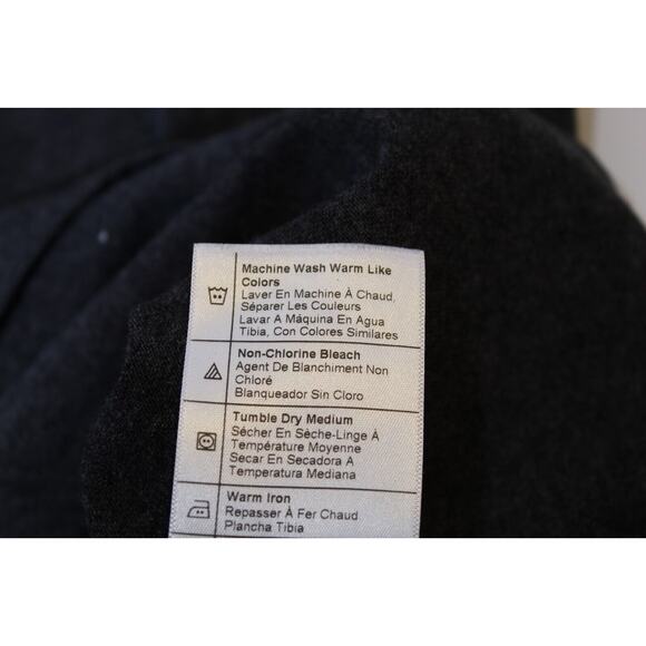 Carhartt Loose Fit Dark Gray Heavyweight Pocket Tee Long Sleeve Men's (L) Logo - Picture 7 of 13